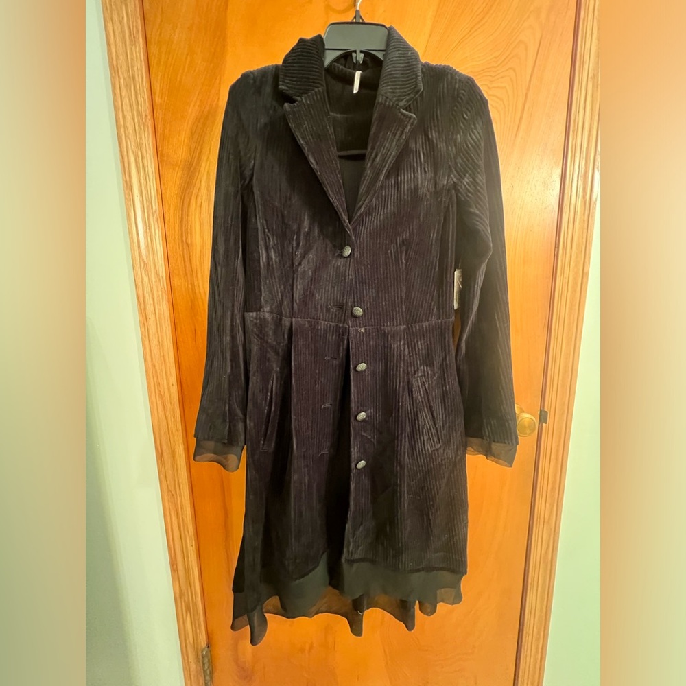 Free People corduroy duster Coat